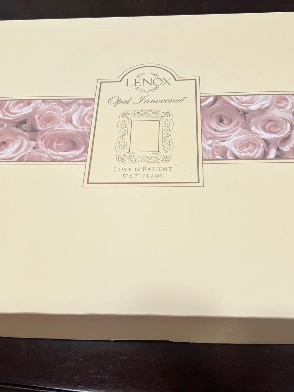 Lenox “Opal Innocence” wedding promises 5” x 7” Frame (Brand New!)